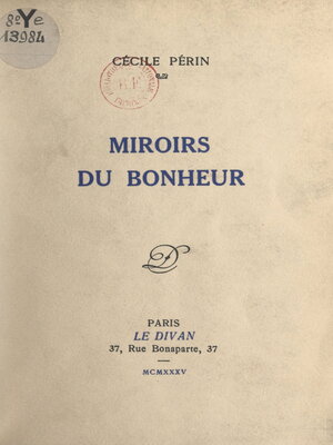 cover image of Miroirs du bonheur